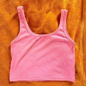 Size M cropped tank top from PacSun